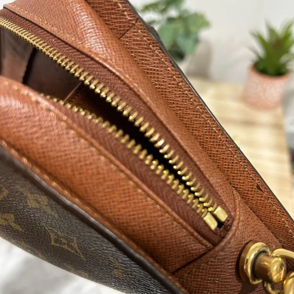 🌻  Louis Vuitton Monogram Pochette Orsay Clutch Hand Bag /2M7227